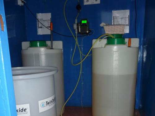 Vízkezelés adagolás TwinOxide 